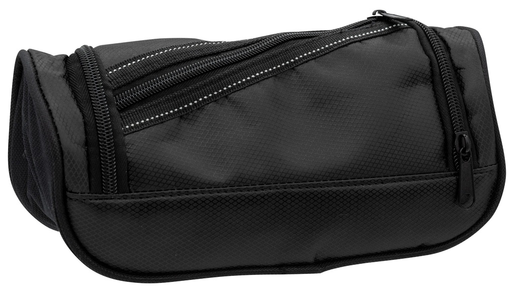 Pencil Case 2 Zip 4 Asst Colours #PC833AD