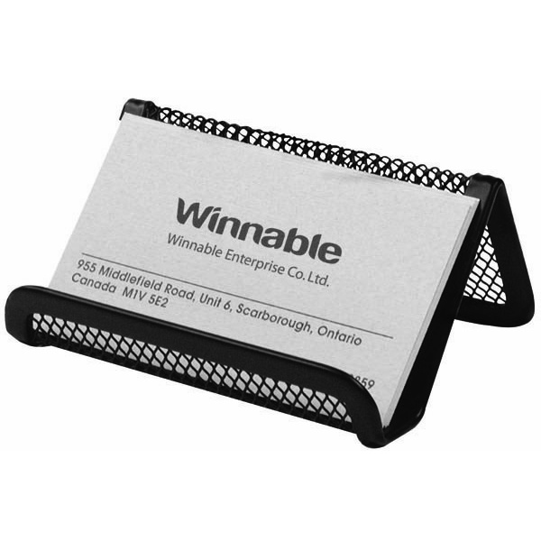 Business Card Holder Wiremesh Black #12251