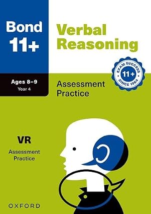 Bond Verbal Reasoning Assess Papers 8-9 Years - 2026 Edit.