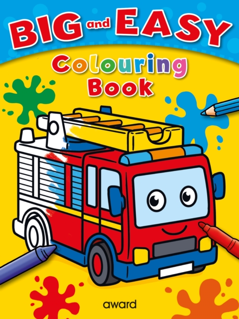 Big & Easy FIRE ENGINE Colouring Book #149BE