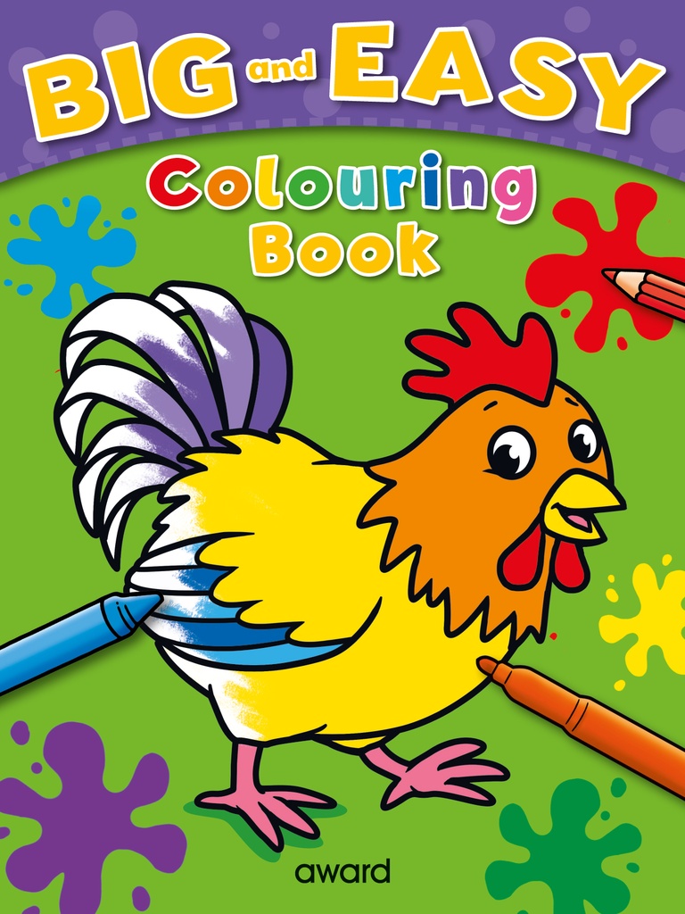 Big & Easy CHICKEN Colouring Book #156BE