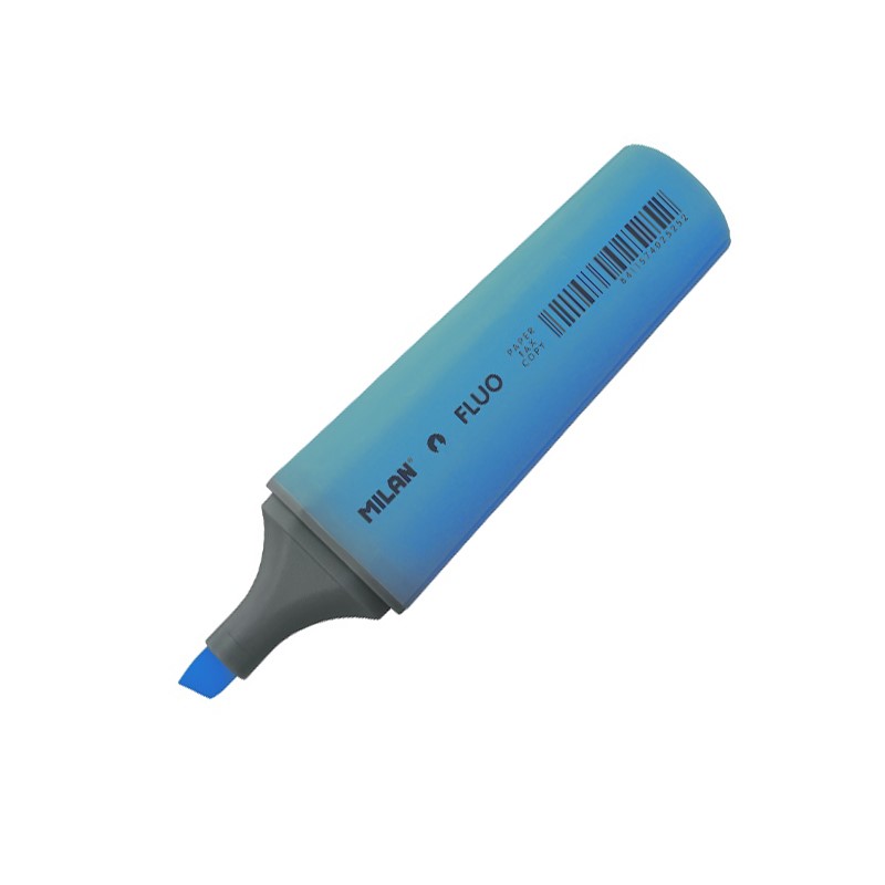 Milan Fluo BLUE Chisel Highlighter #80051 (Each) - (12/bx)