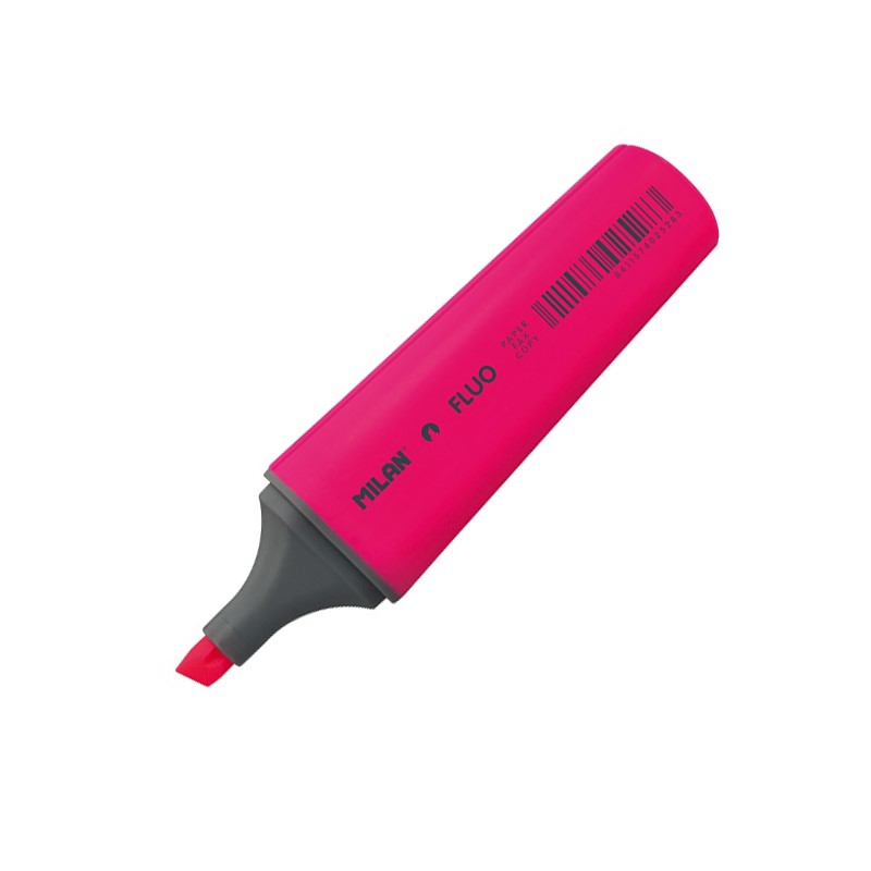 Milan Fluo PINK Chisel Highlighter #80039 (Each) - (12/bx)