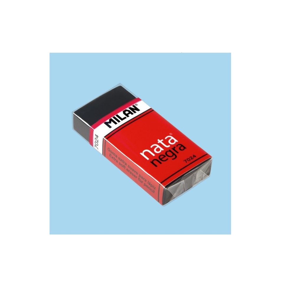 Milan Nata BLACK #CPM7024CF Eraser (Each) - (24/bx)