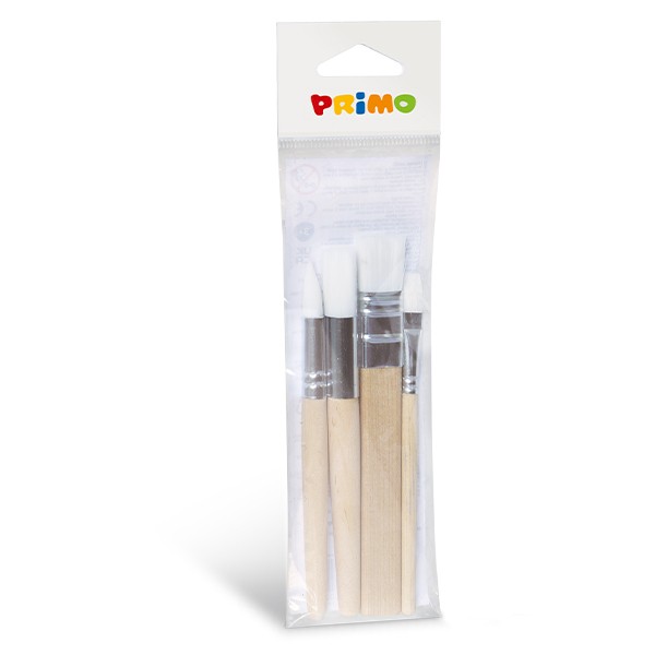 Primo Pennelli 4pc Paint Brush Set #1246PJ