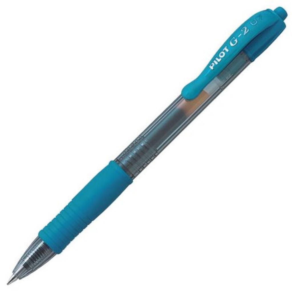 PILOT Retr. Gel LIGHT BLUE FINE #BL-G2-7LB 0.7mm Pen (Each) - (12/bx)