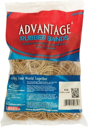 [ALRB16] Alliance Rubber Bands #16 Bag  