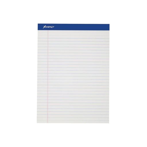[ESWP85WH] TOPS/AMPAD Writing Pads 8x5 WHITE - Sold Singular- (12/pk)