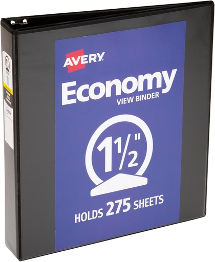 [ATPB15BK] Panorama View Binder 1 1/2" BLACK 