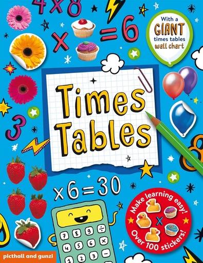 [AW646180] Times Tables Sticker Book