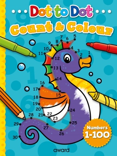 [AW705321] Count To 100 #321 Dot To Dot Count & Colour