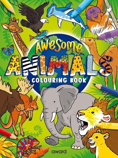 [AW705611] Awesome Animal Colouring Book