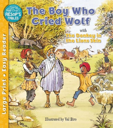 [AW705789] The Boy Who Cried Wolf - Easy Reader Aesop's Fables