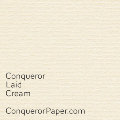 [BX250GCR] Conqueror Laid 250G Cream Card
