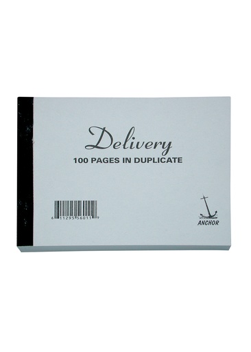 [BXDUDE45] Delivery Book 4x5 Anchor