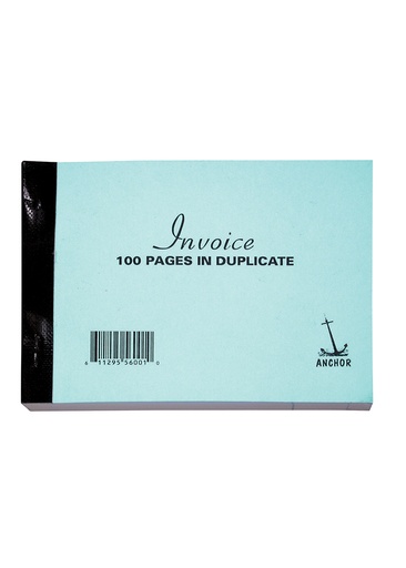 [BXDUIN45] Anchor Duplicate Invoice Book 4x5 100s