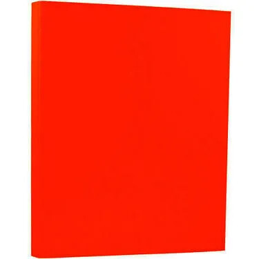 [BXFLORRD] Exact FLUORESCENT RED 75g L/S Paper 100p