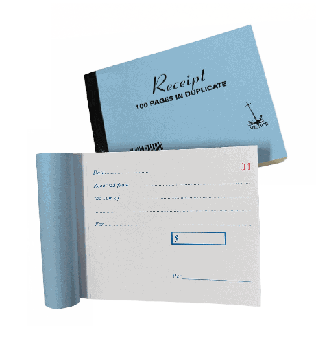[BXRCBK45] Receipt Books 4x5 with Carbon 100s 