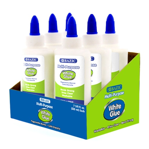 [BZ2013] Bazic White Glue 7 5/8 oz - (24/ctn)