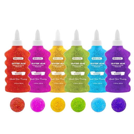 [BZ3451] Bazic Glitter COSMIC Glue 200ml  - (24/ctn)