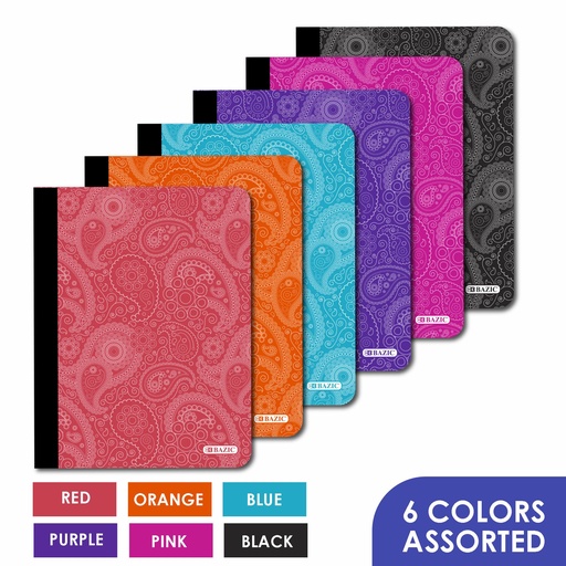 [BZ5494] Bazic PAISLEY Composition #5494 Book  - (48/ctn)