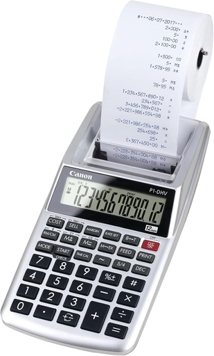 [CAP1DHII] Canon #P1DHV3 Printing 12 Digit Calculator (with Adapter)