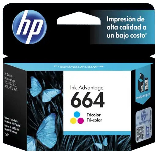 [CEF6V28A] HP #664 COLOUR Cartridge