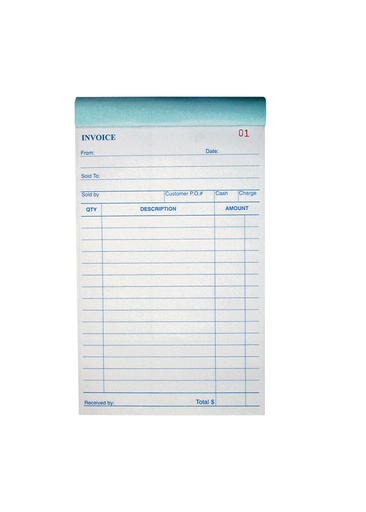 [CIDI85H] Carib Isle Duplicate Invoice 8x5 Books 