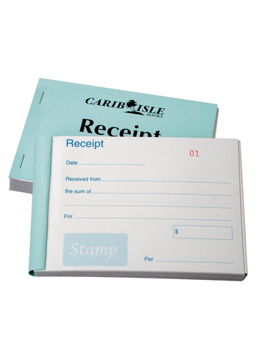 [CIRB45H] Carib Isle Duplicate Receipt Book 100's