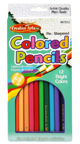[CLPENC12] CLI Colored Pencils #67512 Asst. 12s  