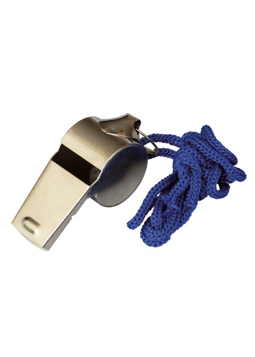 [CTWHISTL] Whistle Metal #97223 W/Lanyard