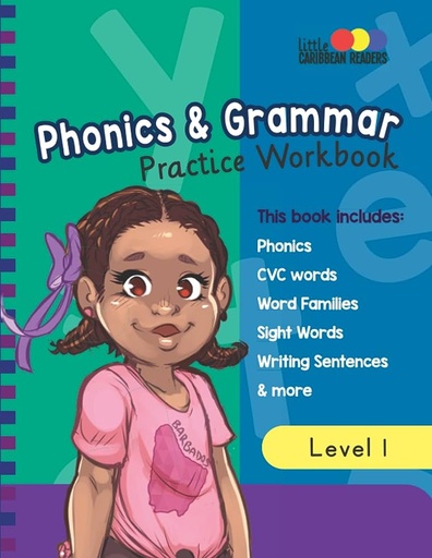 [CW464444] Phonics & Grammar Practice Level 1 Workbook (Pre-K)