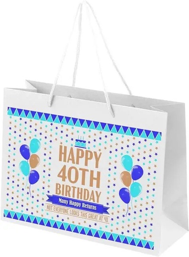 [DGGB295] Gift Bag Large 30th/40th #295 Sale