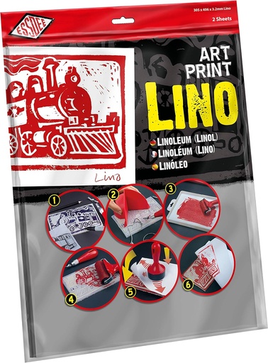 [EDL4232] Essdee Art Print Lino 305mm x 203mm x 3.2mm 