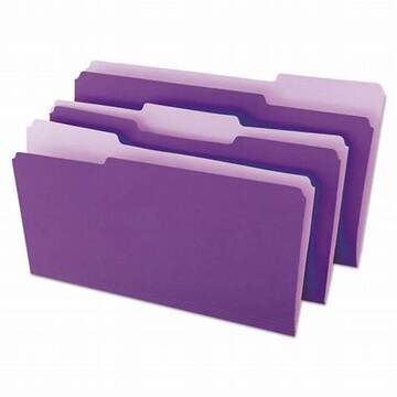 [ESFFFCVI] Pendaflex File Folders F/S VIOLET #4350 - Sold Singular