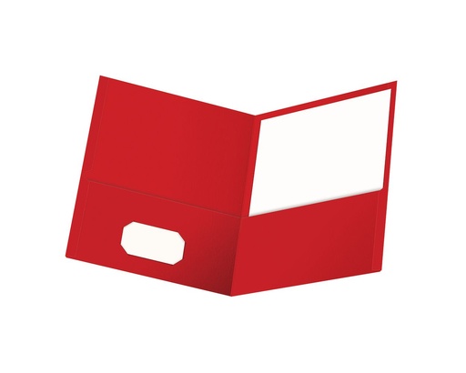 [ESTWINRD] Twin Pocket L/S #57511 RED Portfolio - Sold Singular - (25/bx)