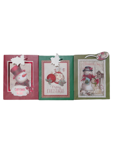 [EXGBMDXM] Xmas Medium Gift Bag #CGBT2A-46/48/17/01