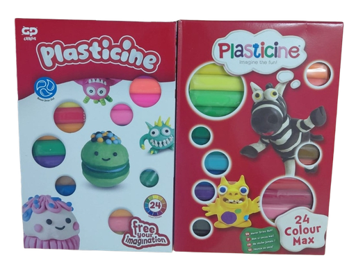 [FL10256] Plasticine 24 Colour MAX  #10256/PLT15000 (8/bx - 32/ctn)