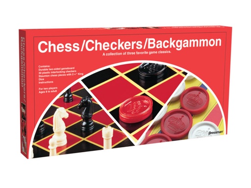 [GO1113] Checkers/Chess/Backgammon Board Game