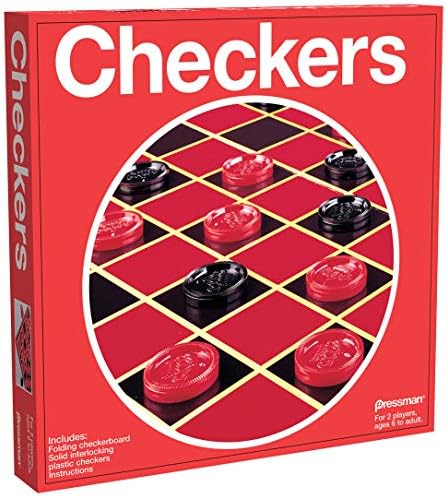 [GO1900] Checkers Board Game (Red)