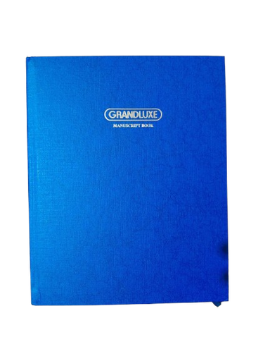 [GPMB182Q] Grandluxe Manuscript Feint 10x8 2 Quire Book 