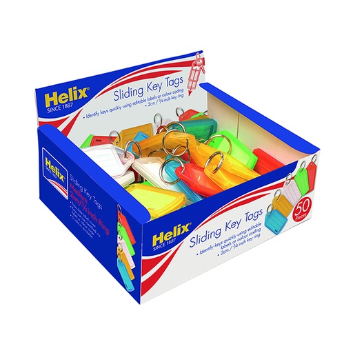 [HXKEY] Key Tags HELIX #X31316/F34020 (Singular) - (50/bx)