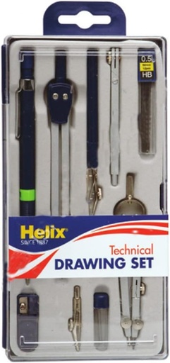 [HXX33712DS] Helix Technical Drawing Set (9 pc) #X33712DS/T65X10