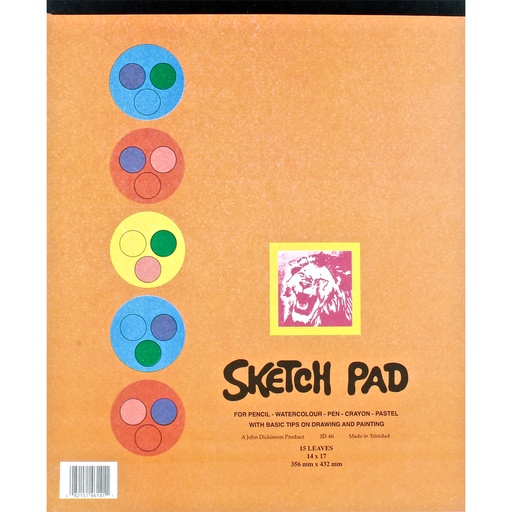 [JDSP1722] Lion Artist Sketch Pad 17" x 22" #84656