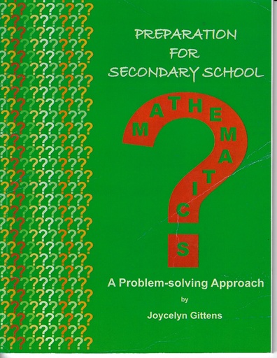 [JGPSSM1] Preparation For Secondary School Math 