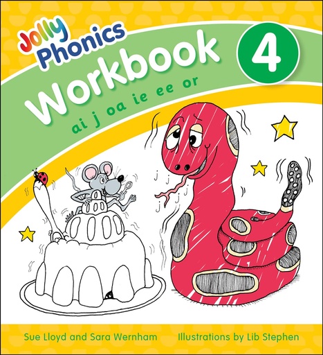 [JL6543] Jolly Phonics Workbook 4 - PRECURSIVE