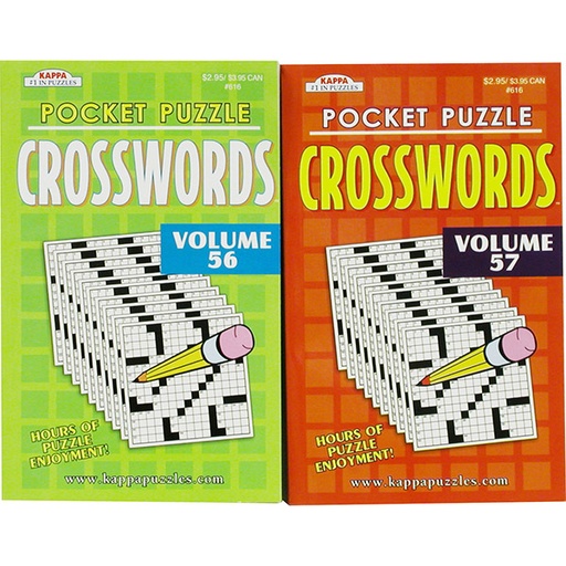 [KP0616] Pocket Puzzle Crosswords Book 72/ctn