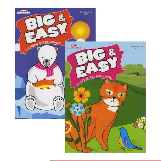 [KP0747] Big & Easy Colouring Book  - (48/ctn)
