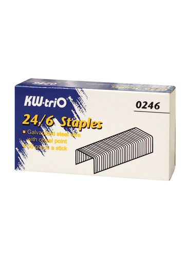 [KW24/6] KW-Trio 24/6 Staples #00246 - 1000/box