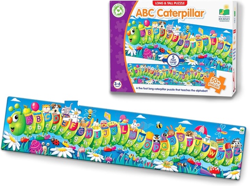 [LJ434536] ABC 51pc Caterpillar 5ft Puzzle - Sale